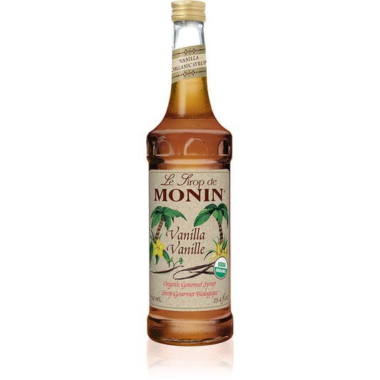 Monin: Organic Vanilla 750ml Syrup