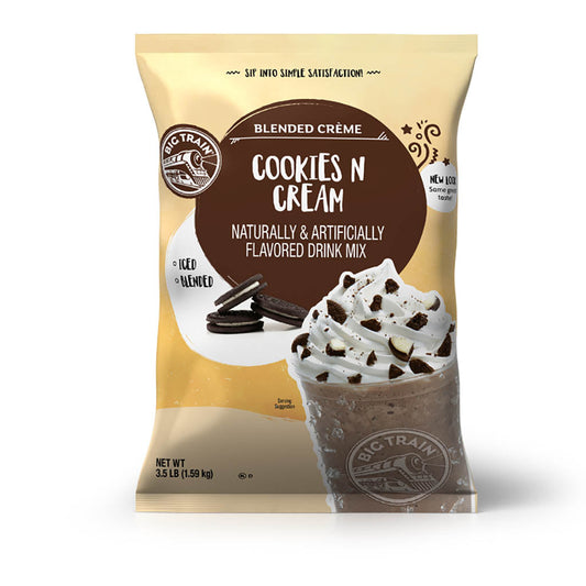 Big Train: Blended Iced Crème Frappes: Cookie N Cream Crème