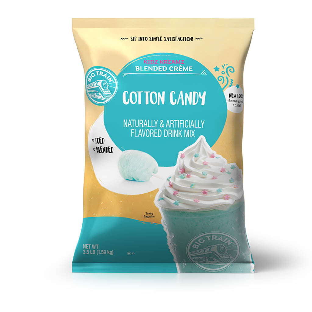 Big Train: Kidz Kreamz Blended Ice Crème Frappes: Cotton Candy
