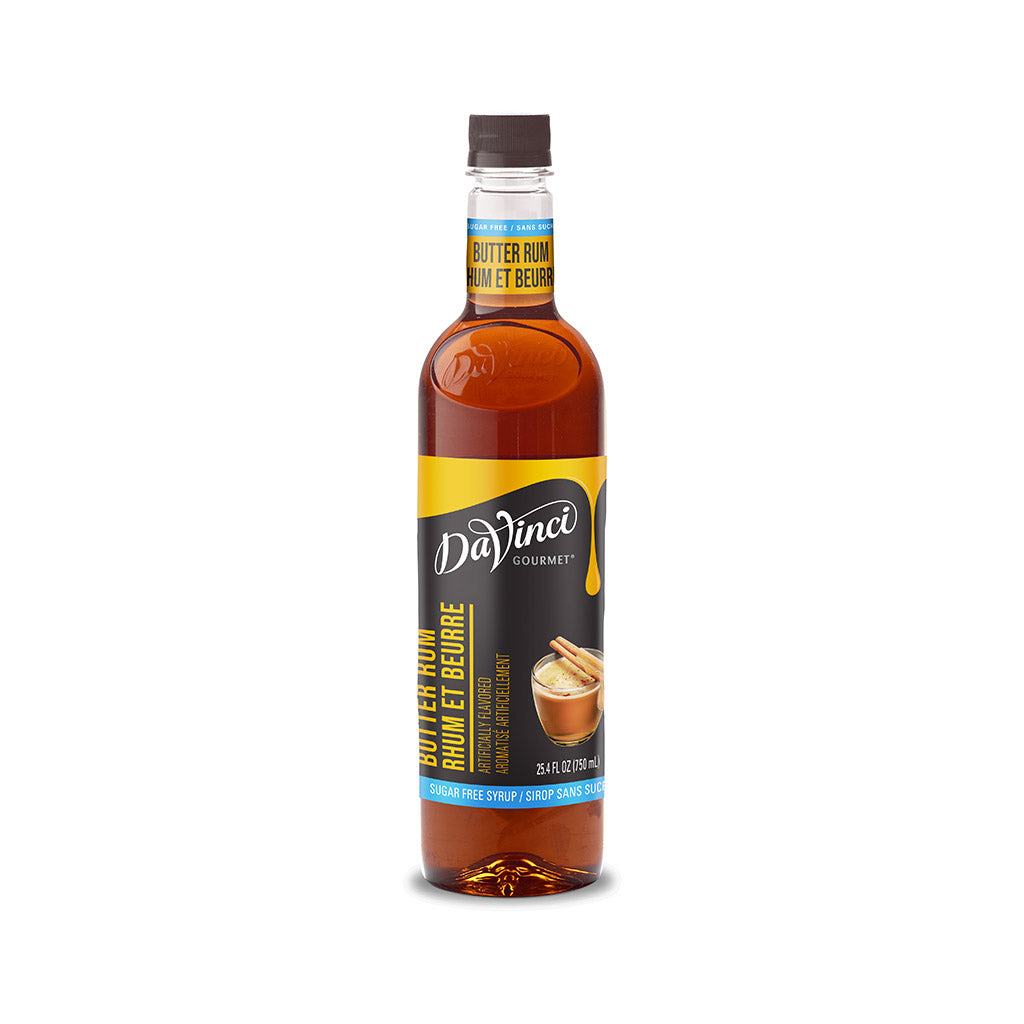 DaVinci: Butter Rum Sugar Free 750ml Syrup