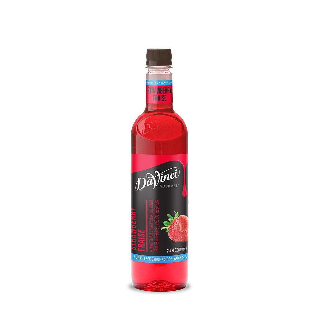 DaVinci: Strawberry Sugar Free 750ml Syrup