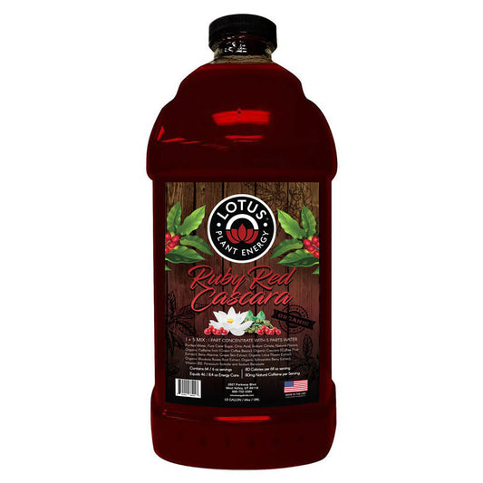 Lotus: Ruby Red Cascara Lotus 1/2 gal