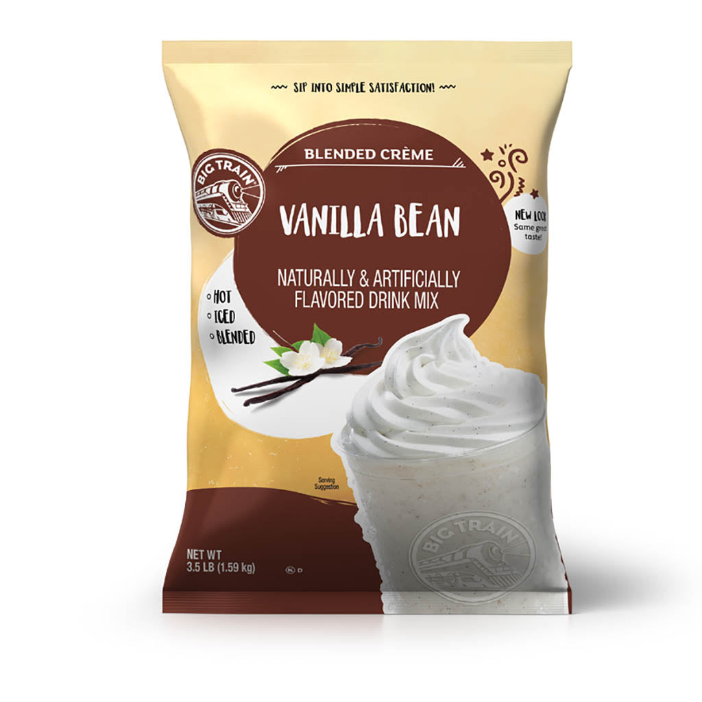 Big Train: Blended Iced Crème Frappes: Vanilla Bean Crème