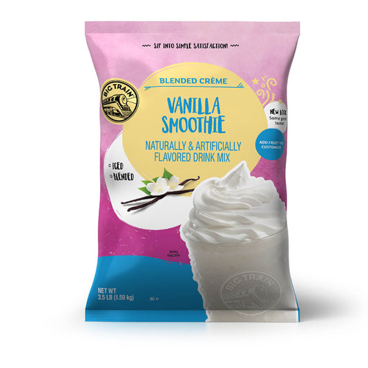 Big Train: Blended Iced Crème Frappes: Vanilla Smoothie