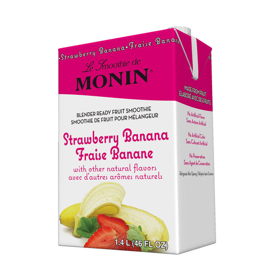 Monin: Strawberry Banana Smoothie