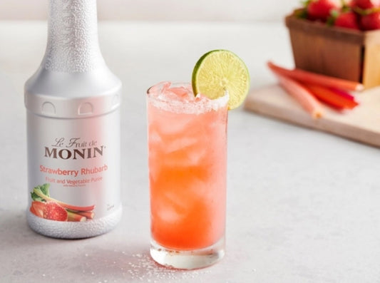 Monin: Strawberry Rhubarb Puree 1 Liter