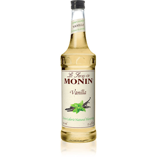 Monin: Zero Calorie Vanilla 750ml Syrup