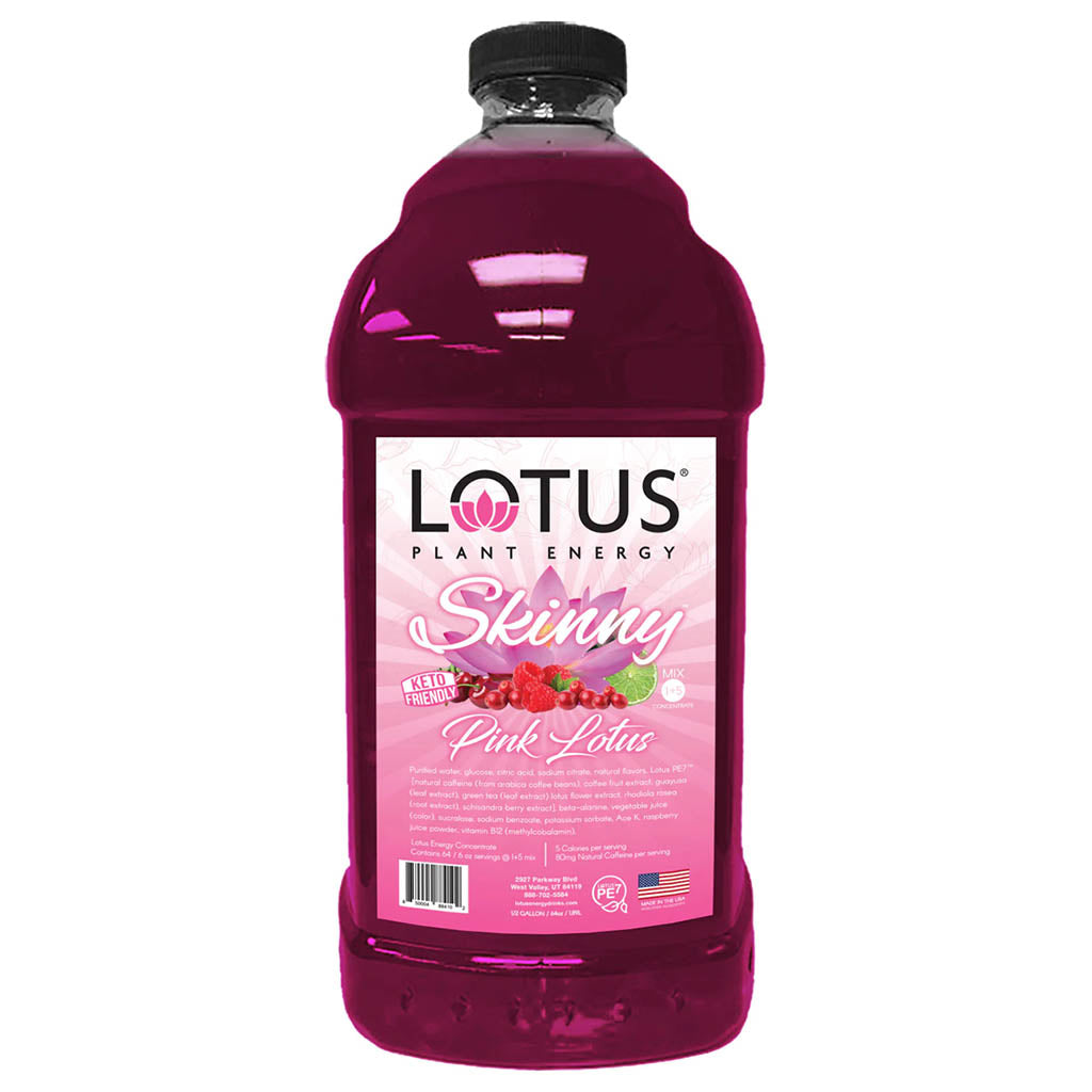 Lotus: Pink SKINNY Lotus 1/2 gal