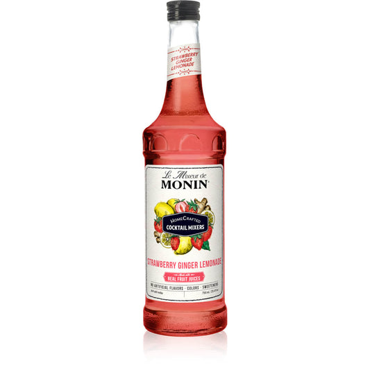 Monin: Strawberry Ginger Lemonade Mixer 750 ml