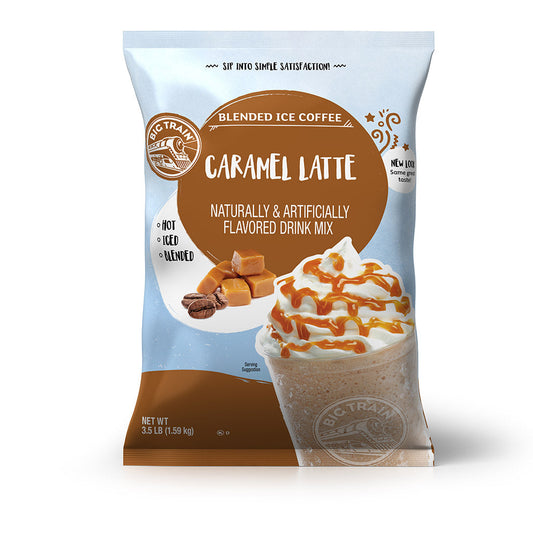 Big Train: Blended Ice Coffee: Caramel Latte