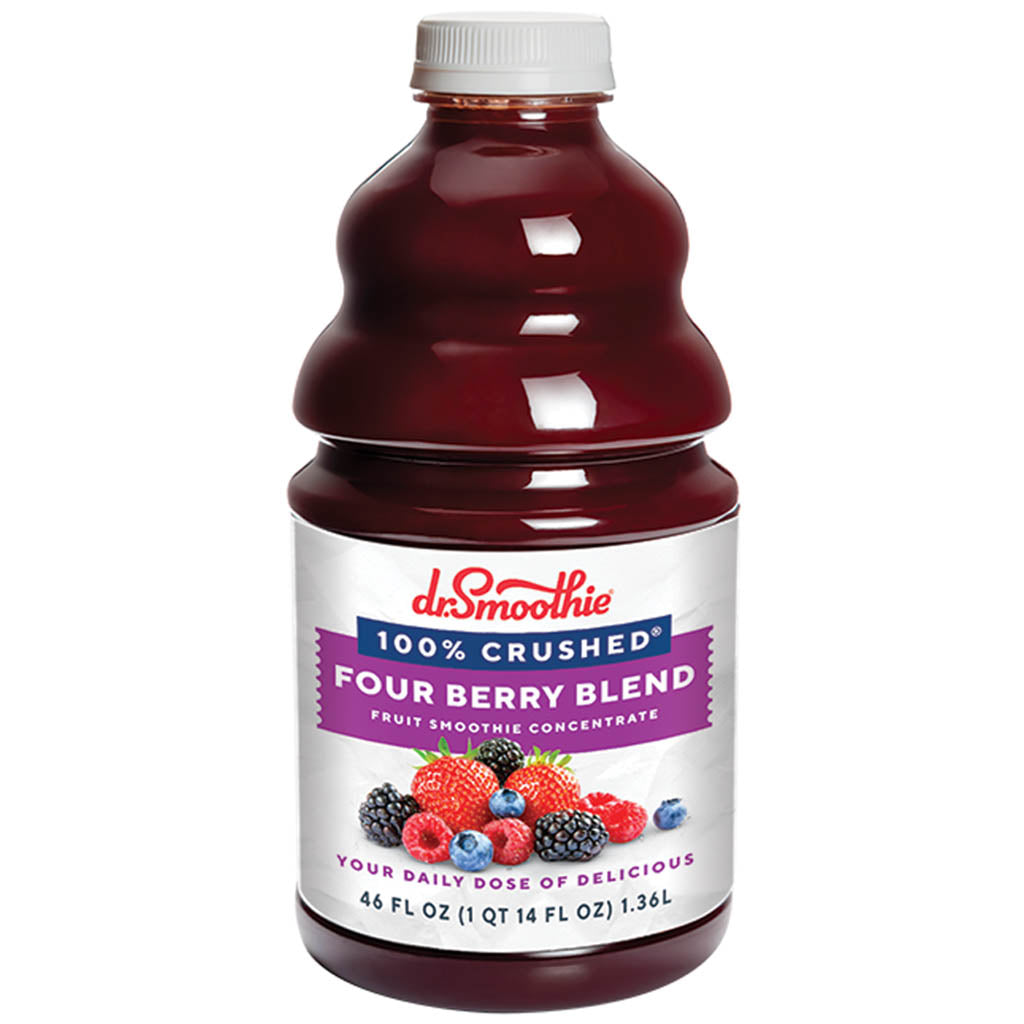 Dr. Smoothie: 100% Crushed Fruit Smoothie Concentrate: Four Berry Blend