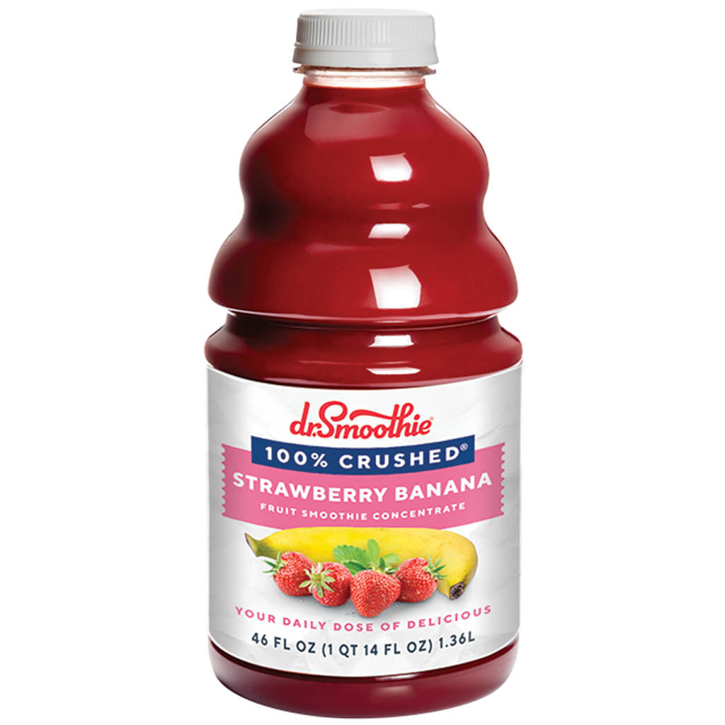 Dr. Smoothie: 100% Crushed Fruit Smoothie Concentrate: Strawberry Banana